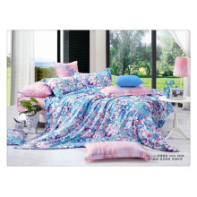 Floral luxury 40s 128 * 68 pigment printing 100% coton literie designer housses de couette